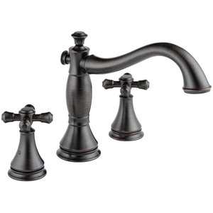 DT2797RBLHP/DR2707/DH695RB Cassidy Deck Mount Tub Faucet - Venetian Bronze DT2797RBLHP/DR2707/DH695RB Cassidy Deck Mount Tub Faucet - Venetian Bronze
