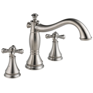 DT2797SSLHP/DR2707/DH695SS Cassidy Deck Mount Tub Faucet - Brilliance Stainless DT2797SSLHP/DR2707/DH695SS Cassidy Deck Mount Tub Faucet - Brilliance Stainless