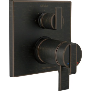 DT27T867RB Angular Modern Thermostatic / Volume Control Trim Trim Kit - Venetian Bronze DT27T867RB Angular Modern Thermostatic / Volume Control Trim Trim Kit - Venetian Bronze