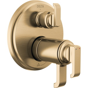 DT27T889CZPR Tetra Thermostatic Valve Trim Trim Kit - Lumicoat Champagne Bronze