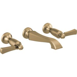 DT3556LFCZWL Dorval Bathroom Sink Faucet Trim Trim Kit - Brilliance Champagne Bronze