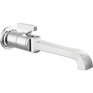 DT3589LFPRWL Tetra Wall Mount Bathroom Faucet Bathroom Faucet - Lumicoat Chrome