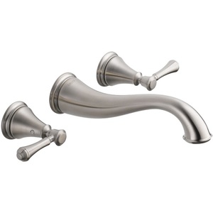 DT3597LFSSWL/DR3500WL Cassidy Wall Mount Bathroom Faucet Bathroom Faucet - Brilliance Stainless