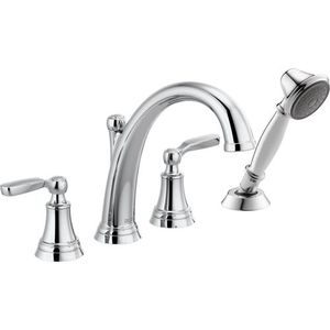 DT4732/DR4707 Woodhurst Deck Mount With Handshower Tub Faucet - Chrome