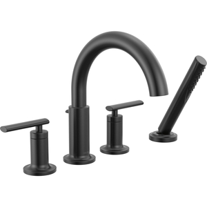 DT4742BL Altado Deck Mount Tub Faucet - Matte Black DT4742BL Altado Deck Mount Tub Faucet - Matte Black