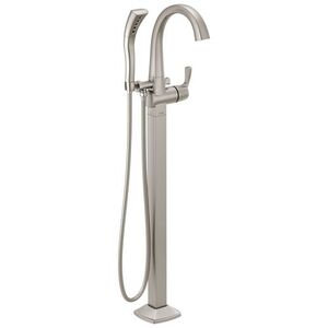 DT4777SSFL/DR4700FL Stryke Freestanding Tub Faucet - Brilliance Stainless DT4777SSFL/DR4700FL Stryke Freestanding Tub Faucet - Brilliance Stainless