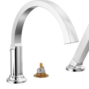 DT4788PRLHP Tetra Tub Faucet Trim Trim Kit - Lumicoat Chrome