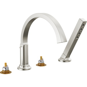 DT4788SSPRLHP Tetra Tub Faucet Trim Trim Kit - Lumicoat Stainless