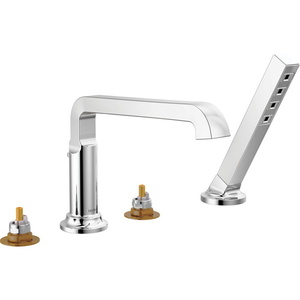 DT4789PRLHP Tetra Tub Faucet Trim Trim Kit - Lumicoat Chrome