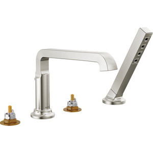 DT4789SSPRLHP Tetra Tub Faucet Trim Trim Kit - Lumicoat Stainless