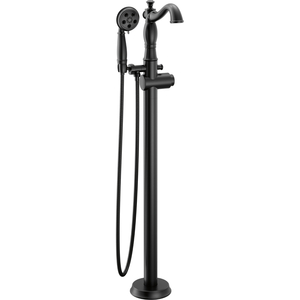 DT4797BLFLLHP Cassidy Freestanding Tub Faucet - Matte Black
