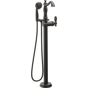 DT4797RBFLLHP/DH716RB/DR4700FL Cassidy Freestanding Tub Faucet - Venetian Bronze DT4797RBFLLHP/DH716RB/DR4700FL Cassidy Freestanding Tub Faucet - Venetian Bronze