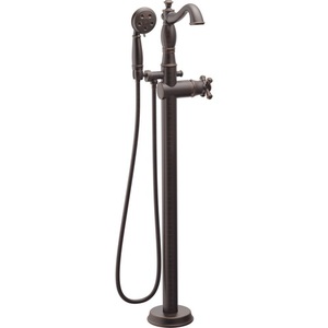 DT4797RBFLLHP/DH795RB/DR4700FL Cassidy Freestanding Tub Faucet - Venetian Bronze DT4797RBFLLHP/DH795RB/DR4700FL Cassidy Freestanding Tub Faucet - Venetian Bronze