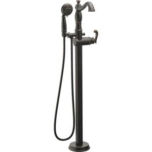 DT4797RBFLLHP/DH798RB/DR4700FL Cassidy Freestanding Tub Faucet - Venetian Bronze DT4797RBFLLHP/DH798RB/DR4700FL Cassidy Freestanding Tub Faucet - Venetian Bronze
