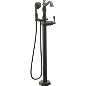 DT4797RBFLLHP/DH797RB/DR4700FL Cassidy Freestanding Tub Faucet - Venetian Bronze DT4797RBFLLHP/DH797RB/DR4700FL Cassidy Freestanding Tub Faucet - Venetian Bronze