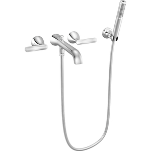 DT5745PRWL Bonacci Wall Mount Whirlpool Faucet Tub Faucet - Lumicoat Chrome