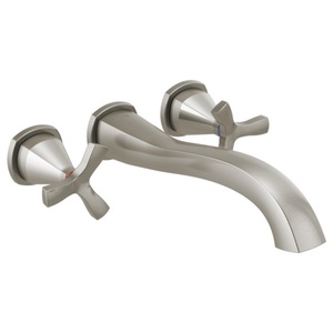 DT57766SSWL/DR3500WL Stryke Wall Mount Whirlpool Faucet Tub Faucet - Brilliance Stainless