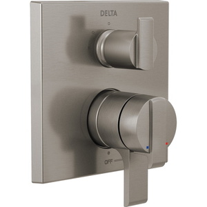 DT27867SS Angular Modern Non-Thermostatic Valve Trim Trim Kit - Brilliance Stainless