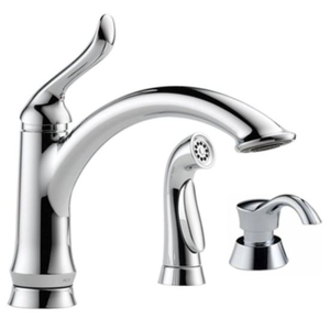 D4453DSTSD Linden Single Handle Kitchen Faucet - Chrome