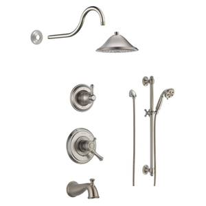 DDSSCASSIDY1704SS Monitor 17 Shower Tower Custom Shower System - Brilliance Stainless