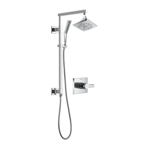 DDSSEMERGE26A1405 Pivotal Shower Tower Custom Shower System - Chrome