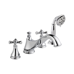 DT4795LHP/DR4707/DH695 Cassidy Deck Mount With Handshower Tub Faucet - Chrome DT4795LHP/DR4707/DH695 Cassidy Deck Mount With Handshower Tub Faucet - Chrome
