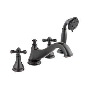 DT4795RBLHP/DR4707/DH695RB Cassidy Deck Mount With Handshower Tub Faucet - Venetian Bronze DT4795RBLHP/DR4707/DH695RB Cassidy Deck Mount With Handshower Tub Faucet - Venetian Bronze