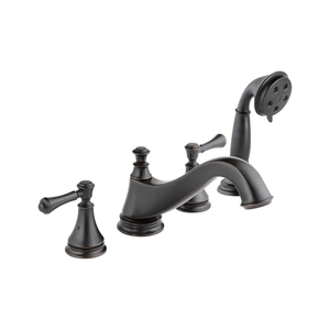 DT4795RBLHP/DR4707/DH697RB Cassidy Deck Mount With Handshower Tub Faucet - Venetian Bronze DT4795RBLHP/DR4707/DH697RB Cassidy Deck Mount With Handshower Tub Faucet - Venetian Bronze