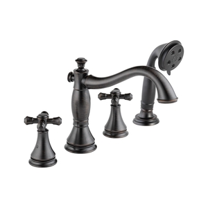 DT4797RBLHP/DR4707/DH695RB Cassidy Deck Mount With Handshower Tub Faucet - Venetian Bronze DT4797RBLHP/DR4707/DH695RB Cassidy Deck Mount With Handshower Tub Faucet - Venetian Bronze