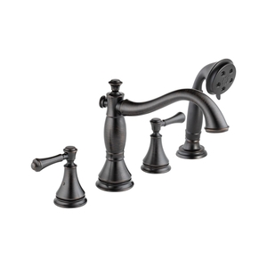 DT4797RBLHP/DR4707/DH697RB Cassidy Deck Mount With Handshower Tub Faucet - Venetian Bronze DT4797RBLHP/DR4707/DH697RB Cassidy Deck Mount With Handshower Tub Faucet - Venetian Bronze
