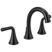 Delta Faucet D3533LFBLMPU Matte Black 8'' Widespread Bathroom Sink Faucet