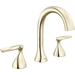 Delta Faucet D3545PNPRDST Lumicoat Polished Nickel 8'' Widespread Bathroom Sink Faucet