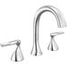 Delta Faucet D3545PRDST Lumicoat Chrome 8'' Widespread Bathroom Sink Faucet