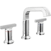 Delta Faucet D35587PRDST Lumicoat Chrome 8'' Widespread Bathroom Sink Faucet