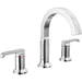 Delta Faucet D35588PRDST Lumicoat Chrome 8'' Widespread Bathroom Sink Faucet