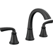Delta Faucet D35864LFBL Matte Black 8'' Widespread Bathroom Sink Faucet