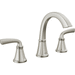 Delta Faucet D35864LFSP Spotshield Brushed Nickel 8'' Widespread Bathroom Sink Faucet