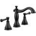 Delta Faucet D3597LFBLMPU Matte Black 8'' Widespread Bathroom Sink Faucet