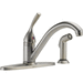 Delta Faucet D400SSDST Brilliance Stainless Single Handle Kitchen Faucet