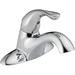 Delta Faucet D501DST Chrome 4'' Centerset Bathroom Sink Faucet