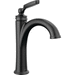 Delta Faucet D532BLMPUDST Matte Black Single Hole Bathroom Sink Faucet