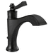 Delta Faucet D556BLMPULHPDST/DH561BL Matte Black Single Hole Bathroom Sink Faucet