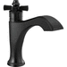 Delta Faucet D556BLMPULHPDST/DH562BL Matte Black Single Hole Bathroom Sink Faucet