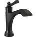 Delta Faucet D556TBLDST Matte Black Single Hole Bathroom Sink Faucet