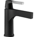 Delta Faucet D574CSLPUDST Matte Black / Chrome Single Hole Bathroom Sink Faucet