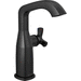 Delta Faucet D676BLLHPDST/DH551BL Matte Black Single Hole Bathroom Sink Faucet