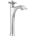 Delta Faucet D756LHPDST/DH562 Chrome Vessel Filler Bathroom Sink Faucet