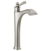 Delta Faucet D756SSLHPDST/DH561SS Brilliance Stainless Vessel Filler Bathroom Sink Faucet