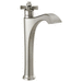 Delta Faucet D756SSLHPDST/DH562SS Brilliance Stainless Vessel Filler Bathroom Sink Faucet