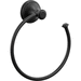Delta Faucet D79746BL Matte Black Towel Ring